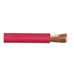 Del City 5500101 Battery Cable, 2/0 AWG Wire, Red Wire, 100 ft Length, 50 VDC